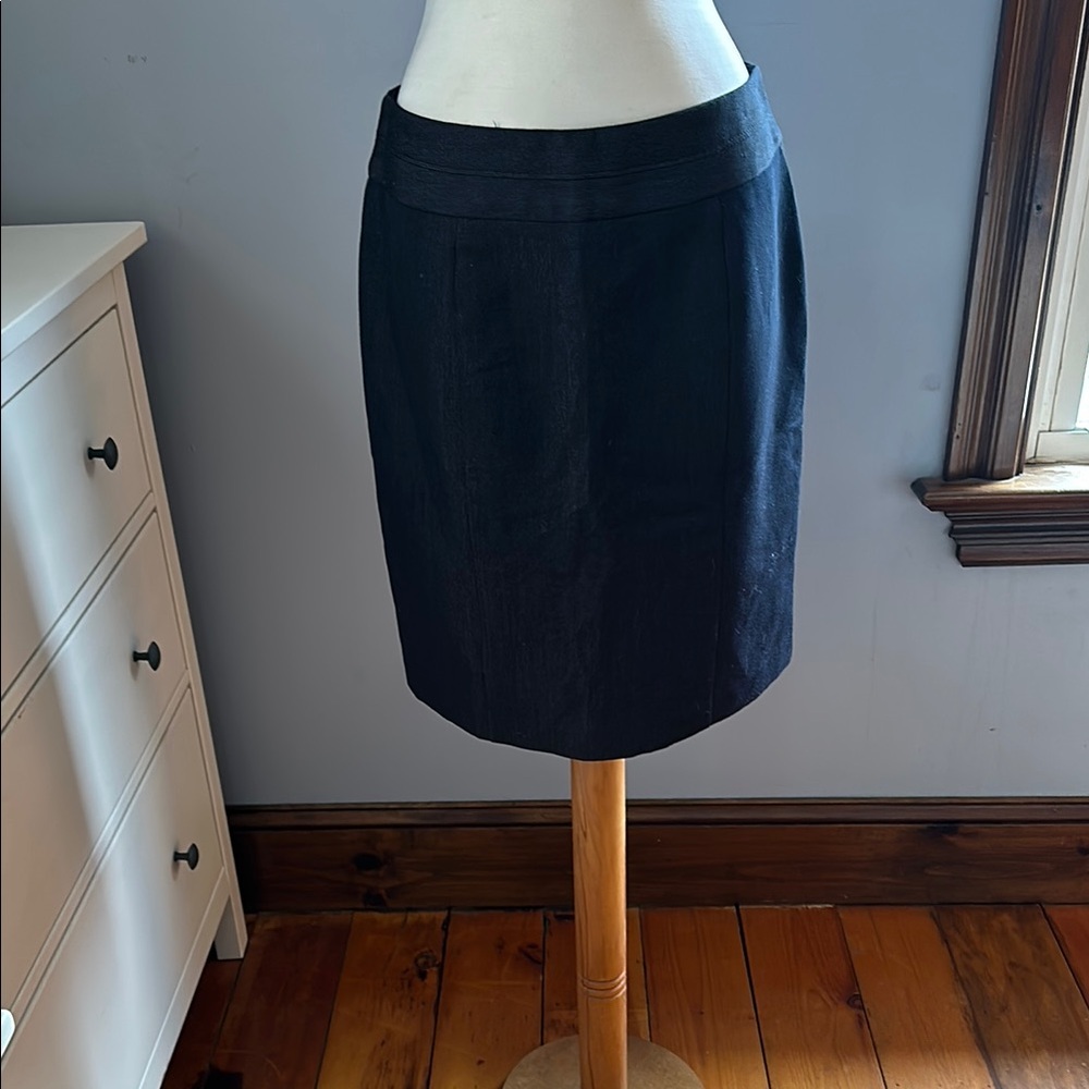 Dark Denim Pencil Skirt